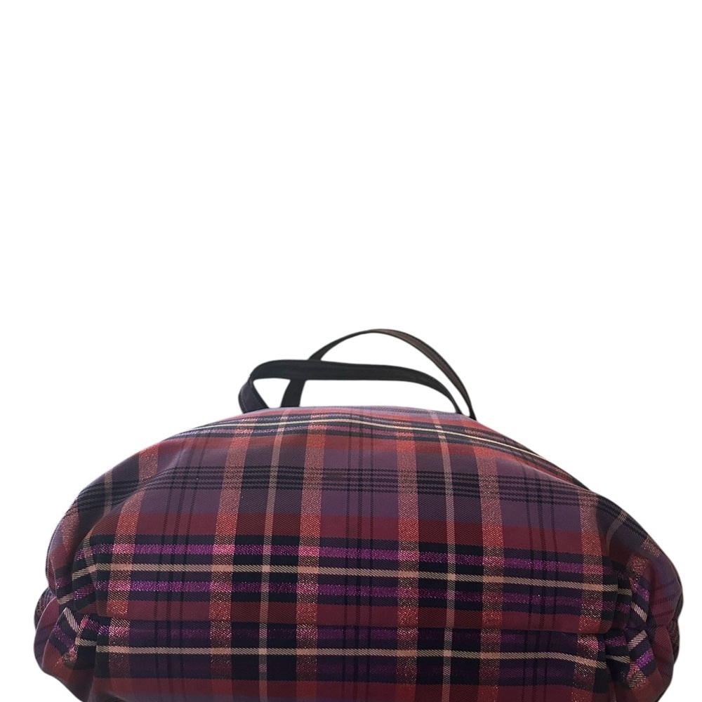 Coach Tartan Plaid Glam Tot Pink & Purple Poppy &  5 Hang Tags -‎ Collectible - Picture 14 of 15